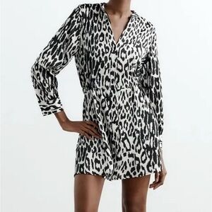 Zara Animal Print Dress